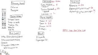 NATO Codes for common chemical warfare agents [upl. by Eyatnod]