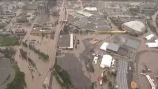 Raw Aerial Footage of Calgary Alberta Flooding  June 21 2013 [upl. by Eus]