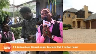 T B Joshua buys Gospel singer Sechaba Pali 5 million house [upl. by Shugart]