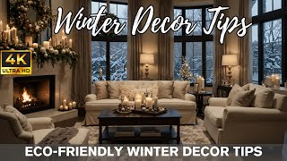 Eco Friendly Winter Decor Tips for a Cozier Home [upl. by Aerdnna]