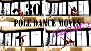 30 POLE DANCE MOVES DÉBUTANT EN SPINING 3 [upl. by Aryt]