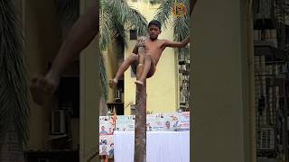 India ka sport🥵😨mallakhamb calisthenics kheloindia mallakhambtrick mallakhamba shorts [upl. by Bert233]