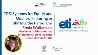 Teacher Professional Development Systems for Equity and Quality Tinkering or Shifting the Paradigm [upl. by Lemej]