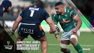 Guinness PRO14 Round 17 Highlights Benetton Rugby v Edinburgh Rugby [upl. by Teevens]