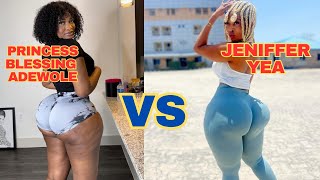 Realprincess Versus Jennyyea37  Plus Size Model  Bio Facts Wiki  Unique Models [upl. by Bihas]