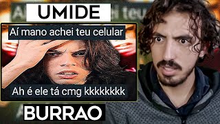 HOUVE UMA CONTRADIÇÃO  Cantinho do Umild  Leozin React [upl. by Nuli]