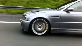 BMW E46 330ci cruisin on German Autobahn [upl. by Aivull]