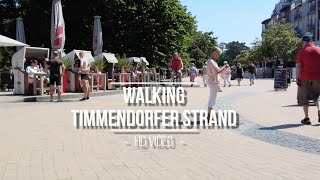 Timmendorfer Strand Rundgang im Sommer ☀️HD walking Video [upl. by Haeel106]