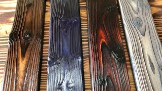 DIY Wood Burning Technique  Thats not Shou Sugi Ban Or is it [upl. by Susanetta]