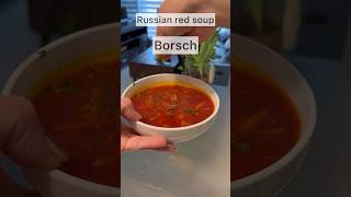 Russian red soup Borsch recipe borsch Russiansoup [upl. by Elleral]