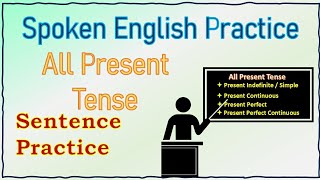 Spoken English Practice present tense gk english tense present [upl. by Erual244]