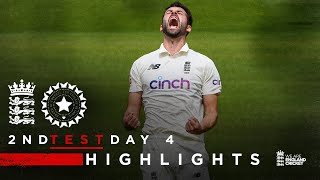 Wood Sets Up Final Day Thriller  England v India  Day 4 Highlights  2nd LV Insurance Test 2021 [upl. by Urissa]