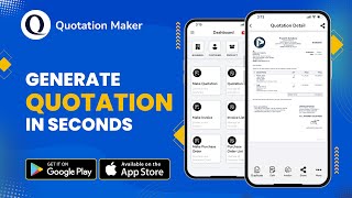 How to create quotation in mobile app  Quotation Maker App For Android  iPhone  Quotation Maker [upl. by Kcirdor]