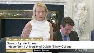 Lynn Ruane Questions Health Minister on Drug Criminalisation [upl. by Ephraim]