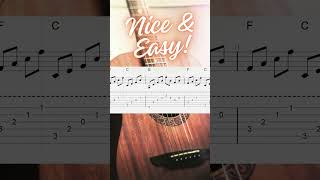 Easy Fingerstyle Arpeggio Pattern For Acoustic Guitar [upl. by Elyr581]