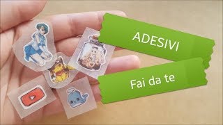 DIY STICKER  BACK TO SCHOOL 2 ADESIVI FAI DA TE TUTORIAL [upl. by Gauthier]