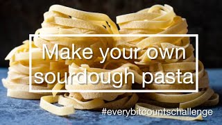 Preserving Eggs with Sourdough Pasta  Pesto Recipe everybitcountschallenge [upl. by Nnylram919]