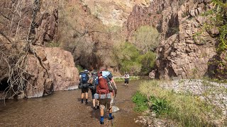 Backpacking Aravaipa and Horse Camp Canyon Arizona [upl. by Endor323]