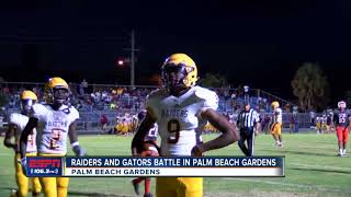 Glades Central vs Palm Beach Gardens Football [upl. by Kenzie432]