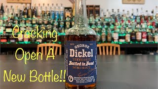 George Dickel Bottle In Bond Tennessee Whiskey Uncorking [upl. by Anitselec]