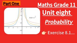 Maths Grade 11 Unit eight  8   part one  new curriculum [upl. by Kosak]