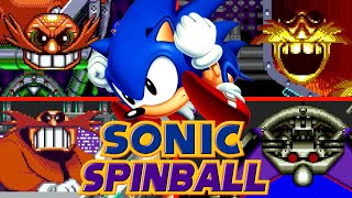 Sonic Spinball All Bosses [upl. by Moule488]