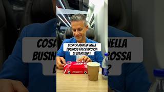 Business class Frecciarossa Trenitalia ecco cosa danno da mangiare [upl. by Nivram]