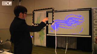 CHI2011 Student project creates multitouch force field [upl. by Kenwood]