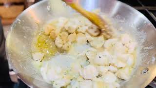 Pasta recipes Part 2 Creamy Garlic Chicken bites over Rigatoni [upl. by Moya]