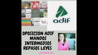 ADIF REPASO TEMARIO MANDOS INTERMEDIOS PRL academiasantodomingo maitegarrigos [upl. by Lenoil88]