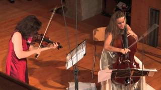 Ravel Duo Mov III Kopatchinskaja Gabetta Live from Gstaad Menuhin Festival Aug 2014 Saanen Churc [upl. by Stauder]