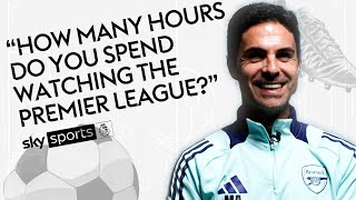 Mikel Arteta answers 14 questions youve ALWAYS wanted to ask a Premier League manager  Unpacked [upl. by Airla]