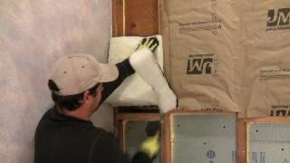 How to Insulate a Wall with Fiberglass Insulation  101 [upl. by Ainerbas]