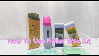 How To Use LIDDY Roller Wax Kit？ [upl. by Auqinimod562]