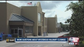 More questions about mysterious Walmart closings [upl. by Salvidor]