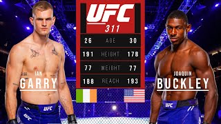 IAN MACHADO GARRY vs JOAQUIN BUCKLEY FULL FIGHT UFC TAMPA [upl. by Sheelagh283]