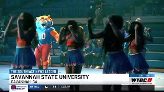 Savannah State University celebrates homecoming with annual pep rally [upl. by Osugi998]