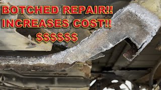 Jeep Frame RepairBotched Repairs Increase Cost [upl. by Hestia301]