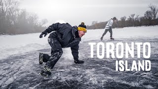 Ice Skating on Toronto Island — Ice Break Vlog [upl. by Myrtie]