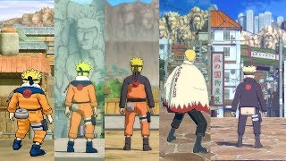 Evolution of The Hidden Leaf Village in Naruto Ultimate Ninja Games [upl. by Salisbarry353]