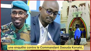 Le procureur du pôle anticybercriminalité ouvre une enquête contre le Commandant Daouda Konaté [upl. by Ecirtael]