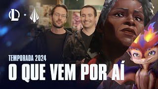 O que vem por aí Temporada 2024  Vídeo Dev – League of Legends [upl. by Ardnaxila]