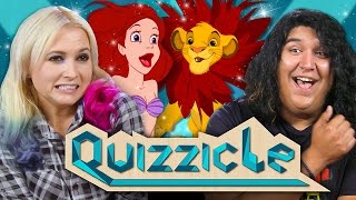 DISNEY QUIZZICLE CHALLENGE New Game Show React Special [upl. by Ecirtnom]