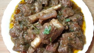 Peshawari Namkeen Gosht with gravy l मटन की टेस्टी रेसिपी कम मसालों के साथ [upl. by Etnauj]