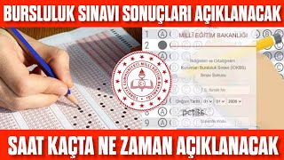 Bursluluk Sınav Sonuçları Açıklanacak Saat kaçta Ne zaman açıklanacak İOKBS 2023 [upl. by Rainie884]