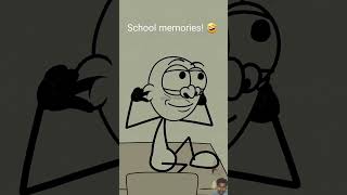 😂 Wait for end school memories shorts cartoon funny comedy viralvideo trending [upl. by Edny187]