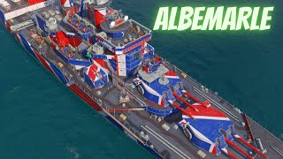 Albemarle Cruiser Review  World of Warships Legends PlayStation Xbox [upl. by Durward]