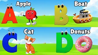 ABC phonics song for toddlers  a for apple  abc songs  nursery rhymes  alphabet song for toddler [upl. by Annasus]