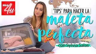 Cómo hacer la maleta perfecta  Con Sylvia Salas [upl. by Esidnak952]