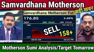 Samvardhana Motherson share newsbuy or sell  motherson sumi share analysistarget tomorrow [upl. by Dnalyram]